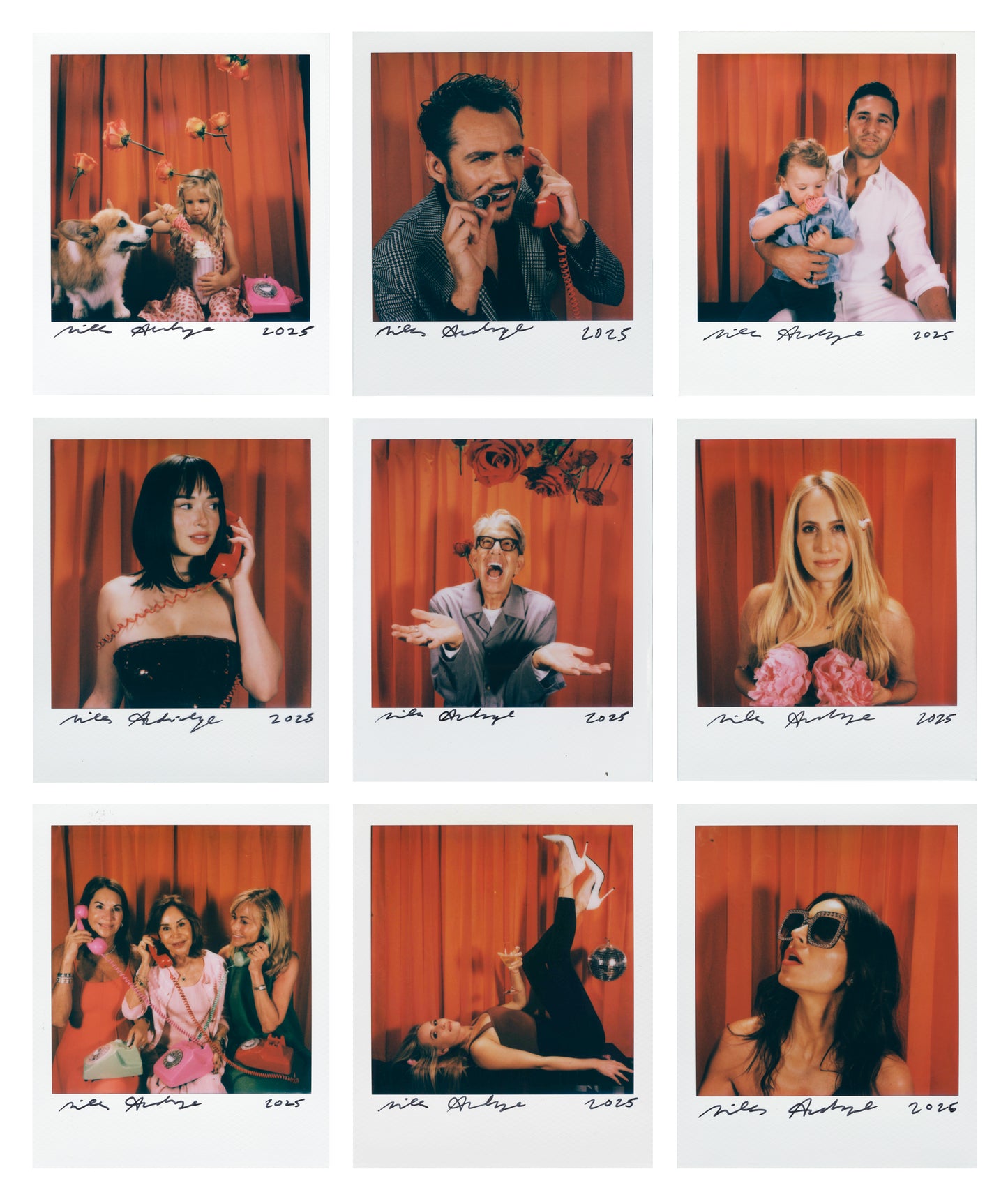 London: Polaroid Portrait Session with Miles Aldridge