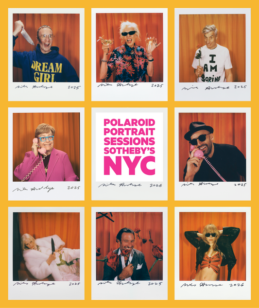 NYC: Polaroid Portrait Session with Miles Aldridge at Sotheby's