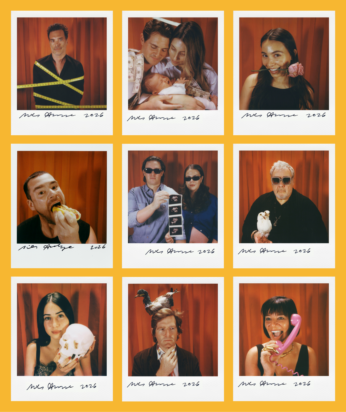 NYC: Sessione di Ritratti Polaroid con Miles Aldridge da Sotheby's