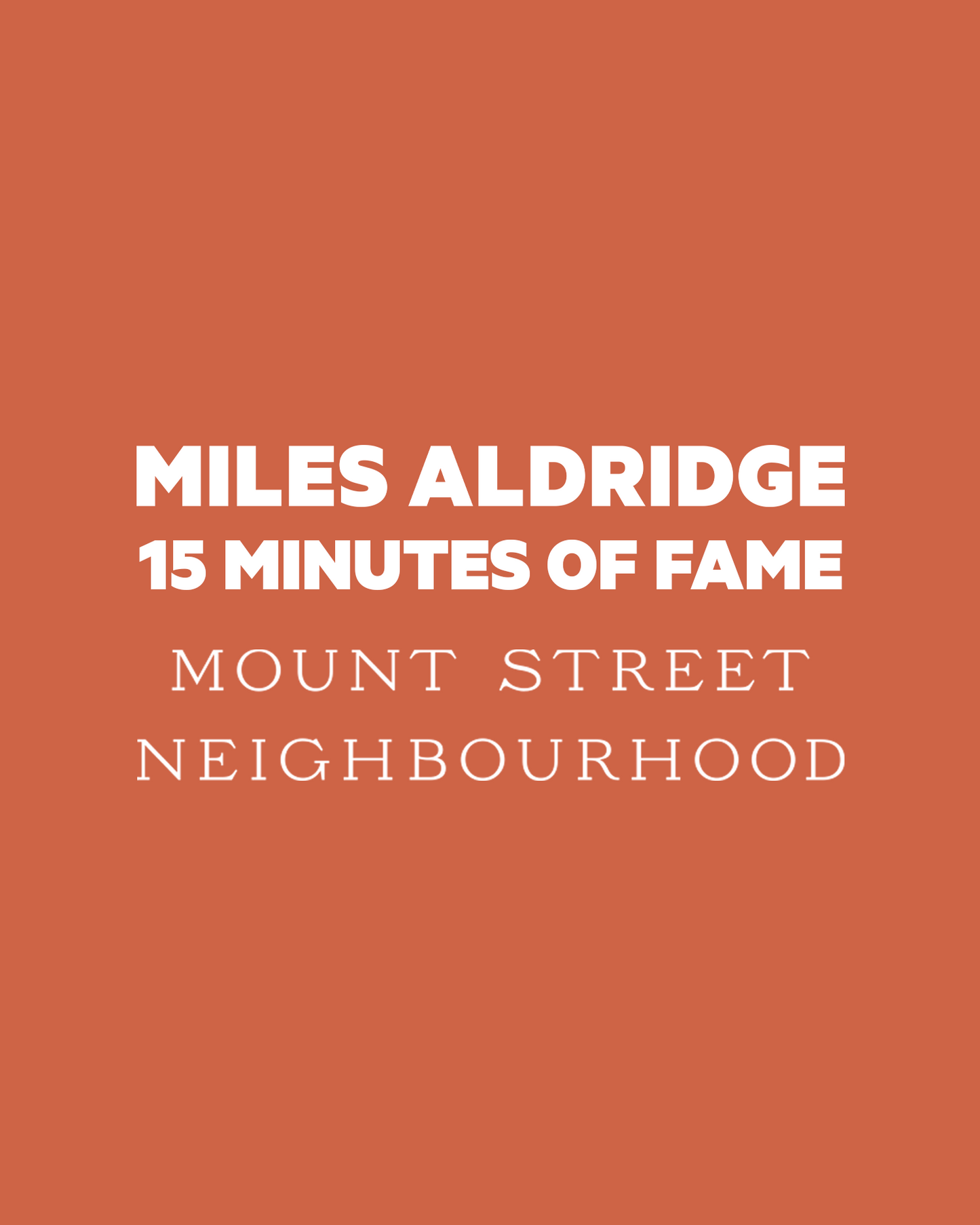15 Minutes of Fame — London Polaroid Portrait Sessions