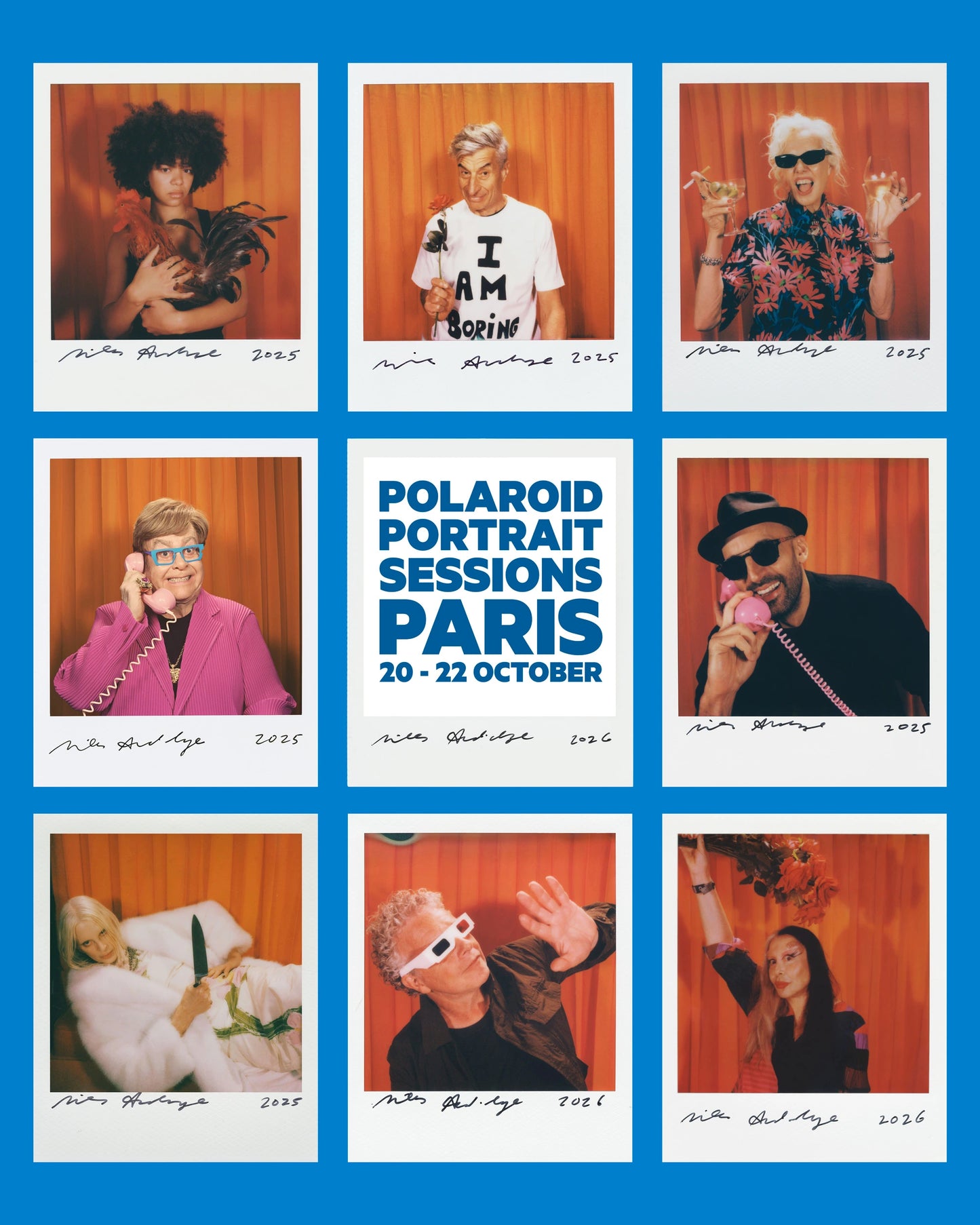 15 Minutes of Fame — Paris Polaroid Portrait Sessions